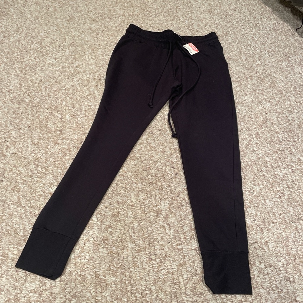 Free people Black Jogger Pants